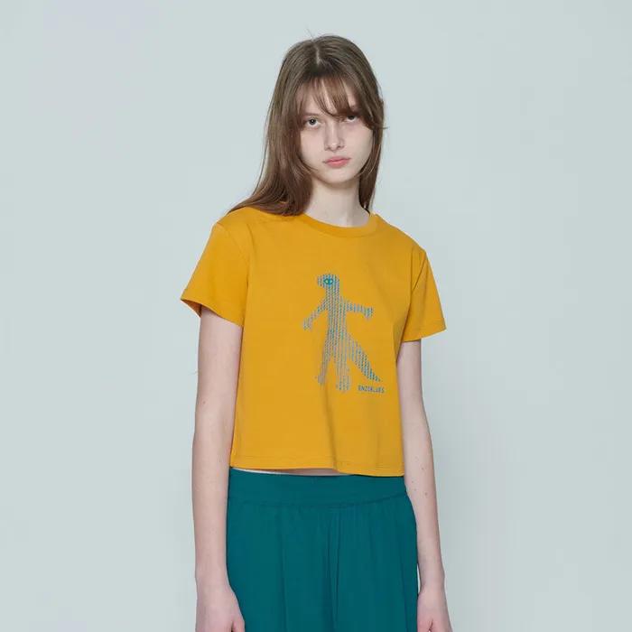 Dinosaur 티셔츠 (Mustard)