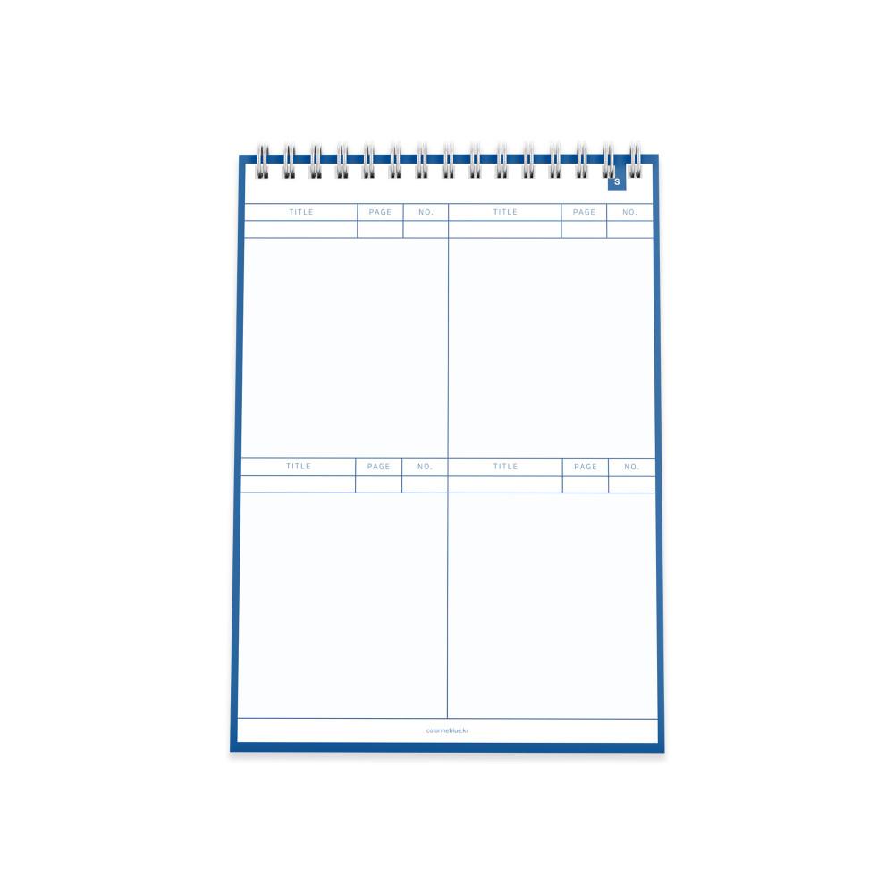 컬러미블루-시그니처 풀이(S) 노트,떡메모지