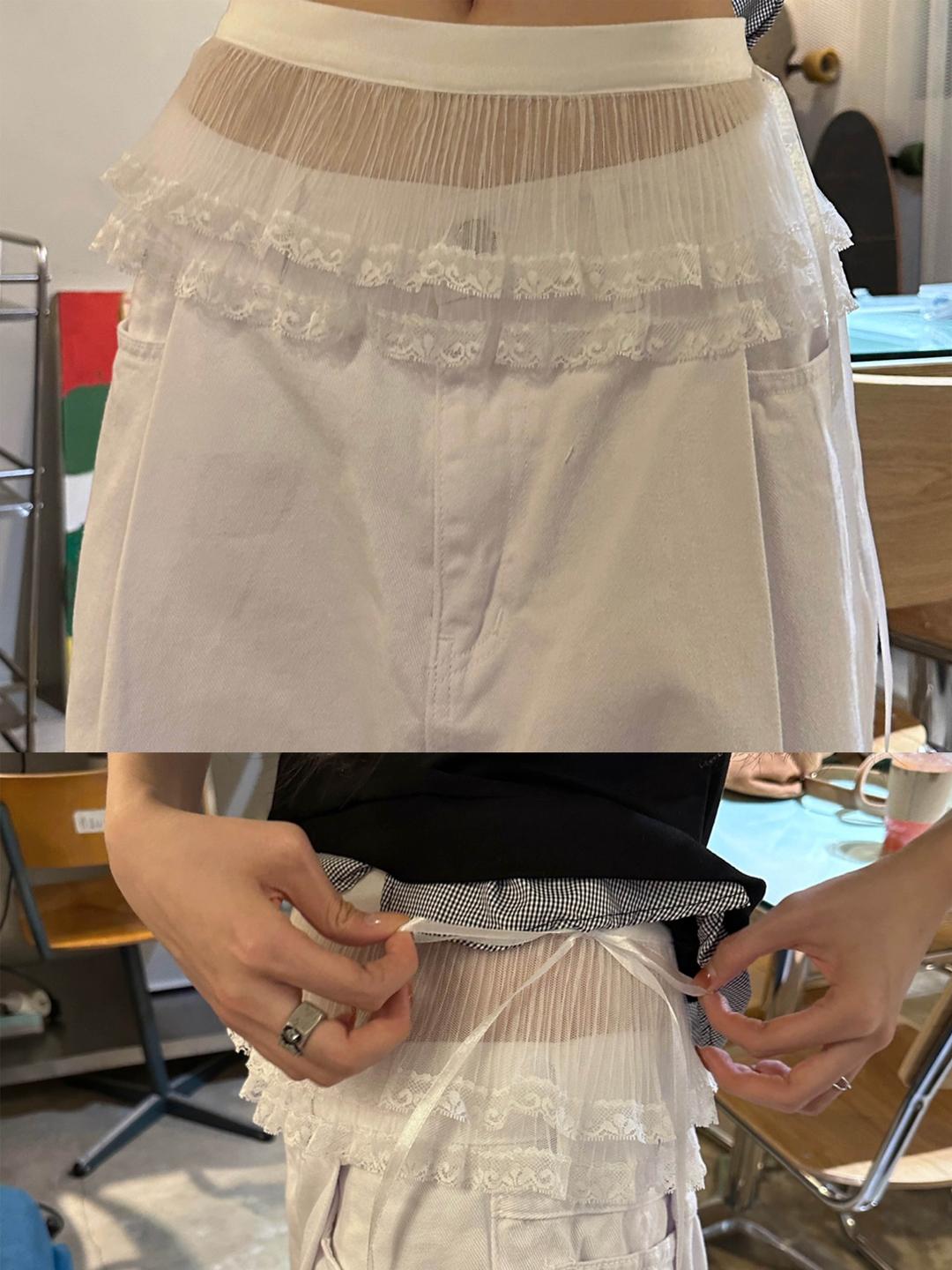 Pleated layered tutu