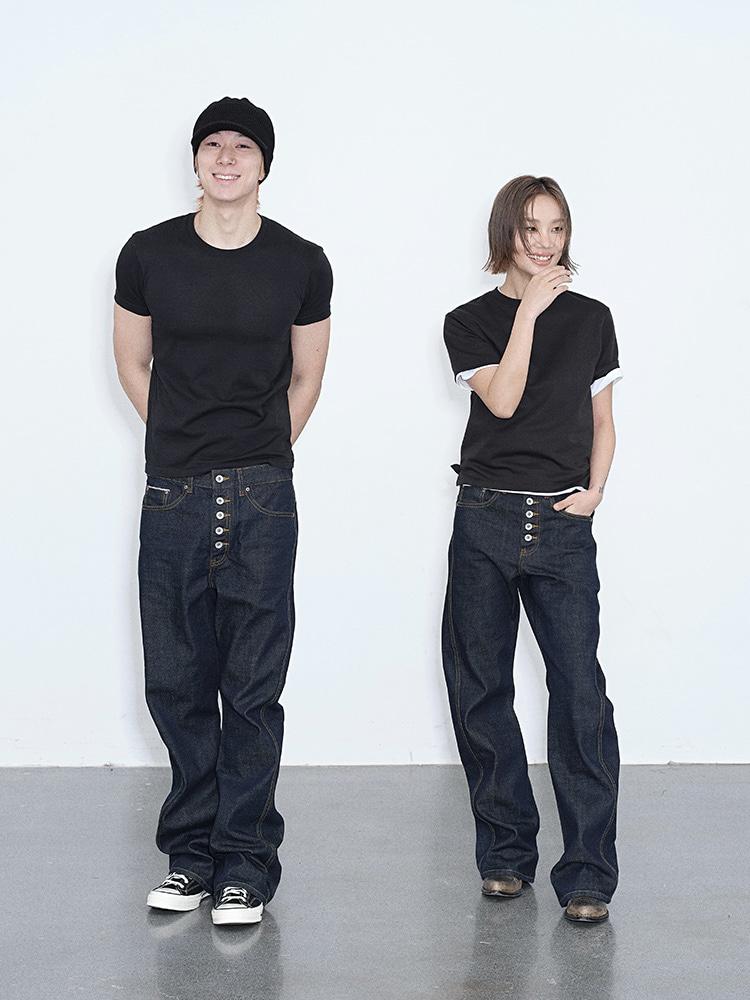 스트레이트 인디고 진