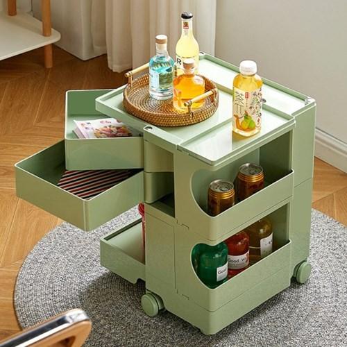 무디트롤리 360도 네모 트롤리 회전카트 5color