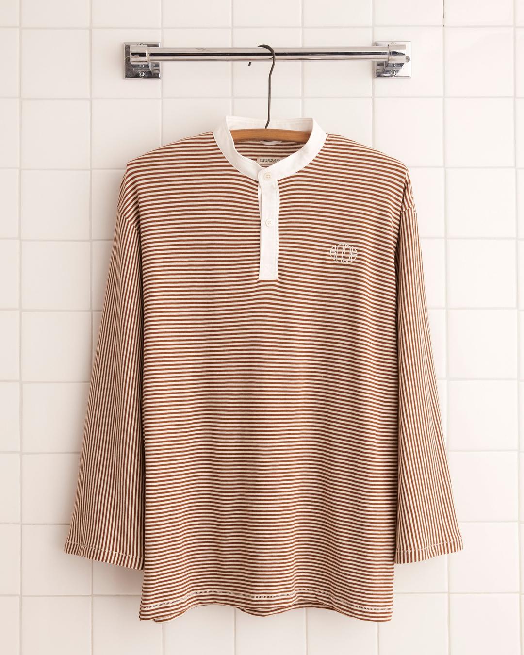 Newton Stripe Polo - Brown - XXS / Brown