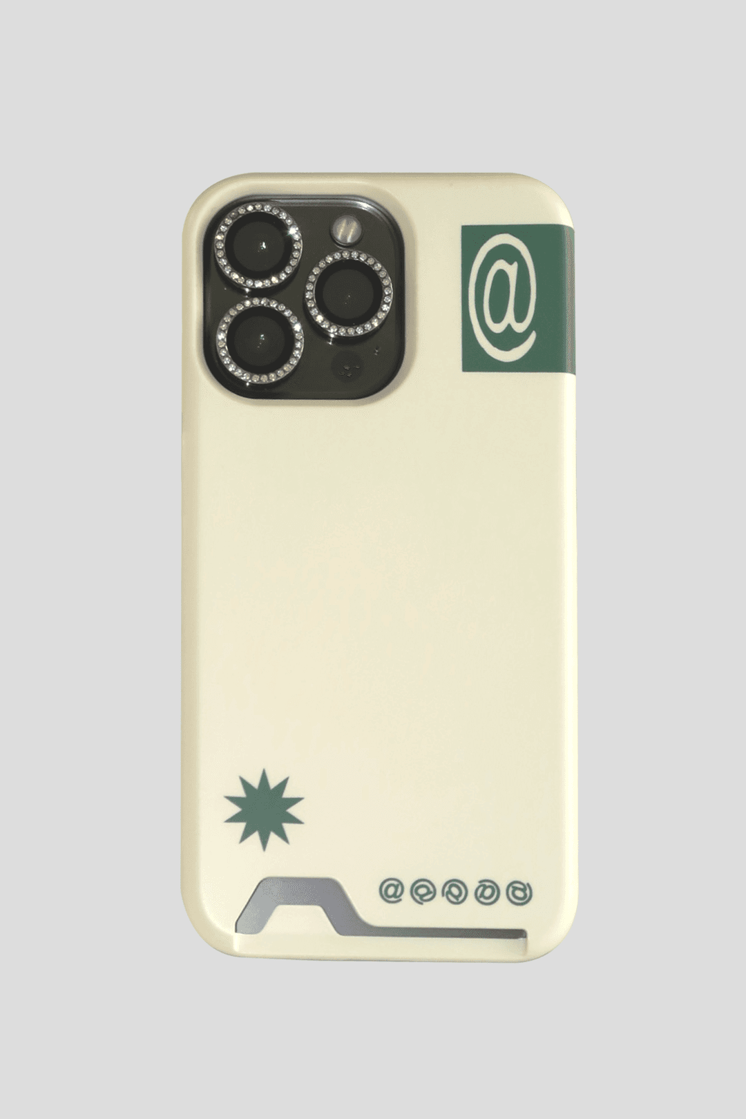 At sign(@) card case (yellow)