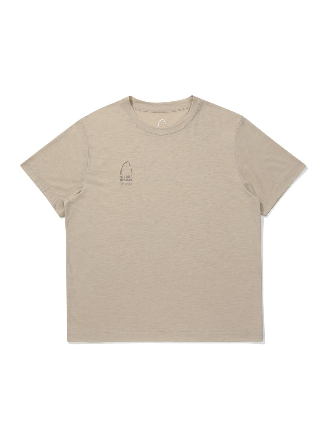 [LITE HOUSE DOSAN] SIERRA WOOL SHORT SLEEVE BEIGE