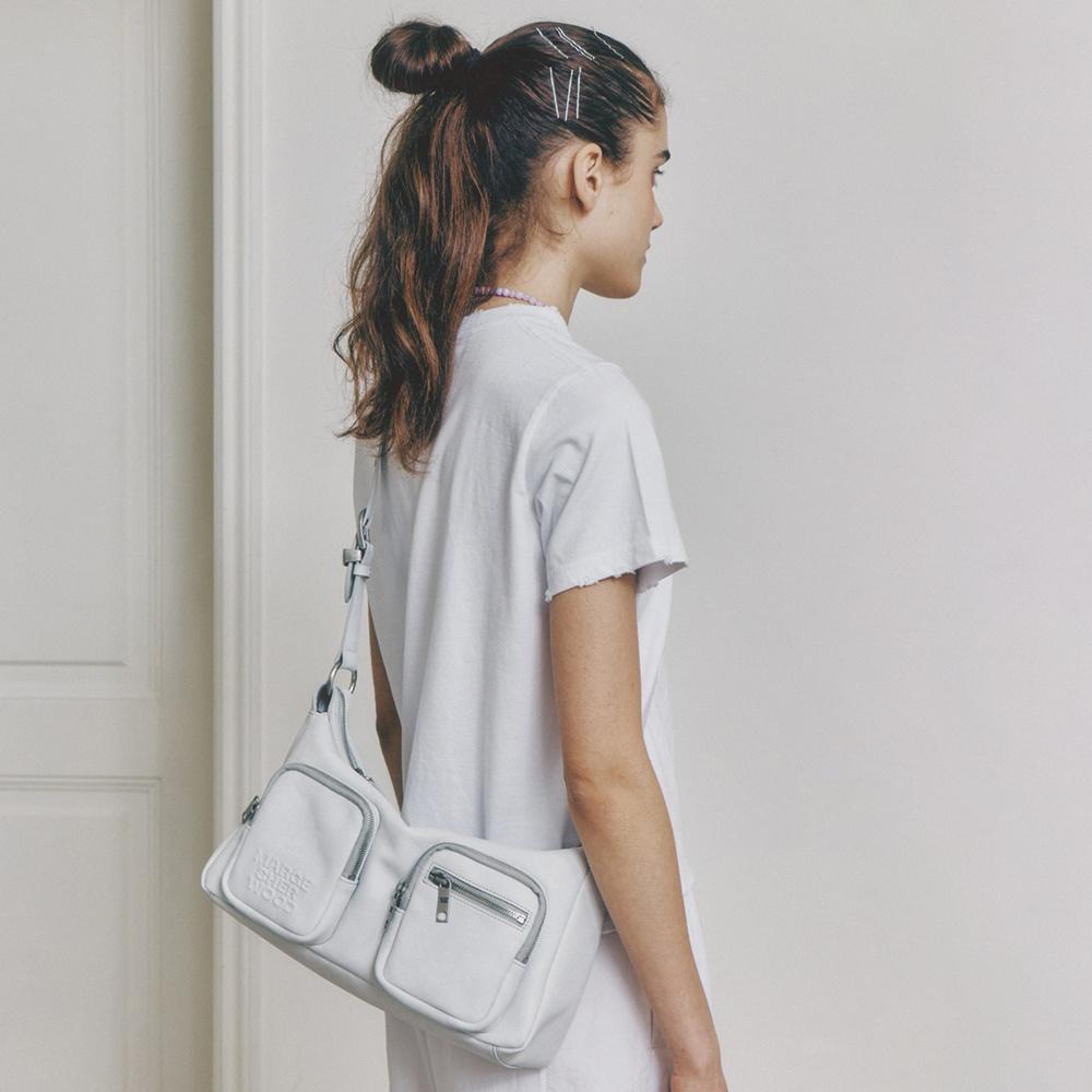 [7/13 예약배송] OUTPOCKET HOBO_ cloud two-tone brushed