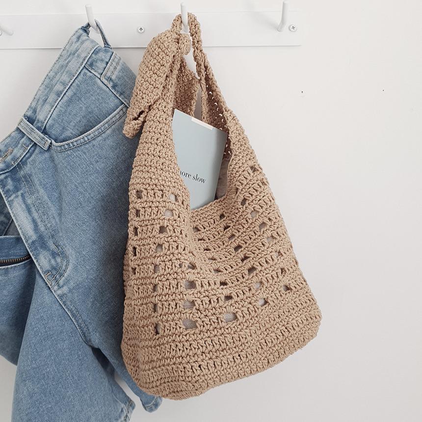 [당일발송] 모즈 네트 토트백 / 원피스 코디 추천 크롭티 자켓 셔츠 청치마 코디