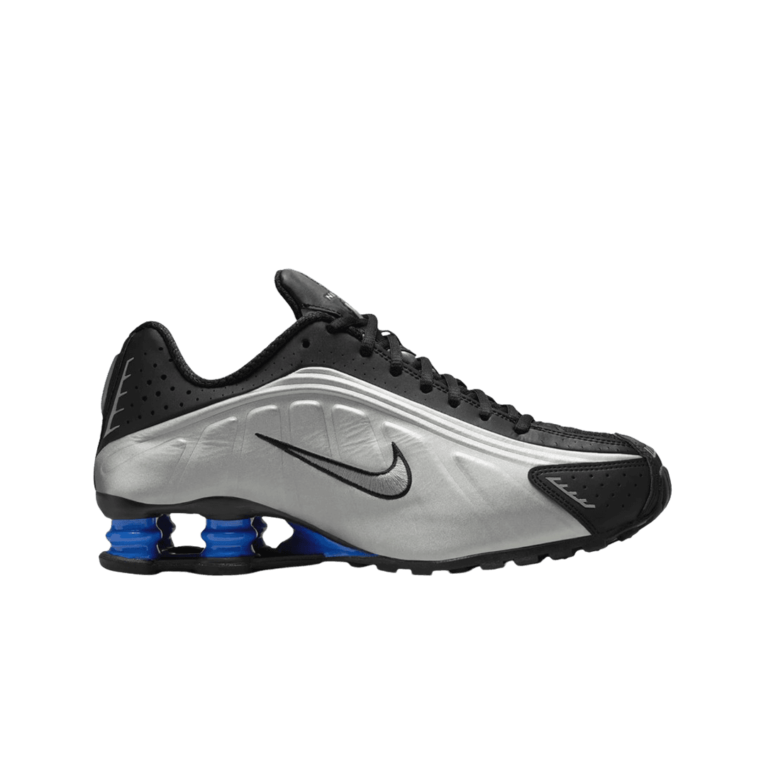 (W) Nike Shox R4 Metallic Silver and Black