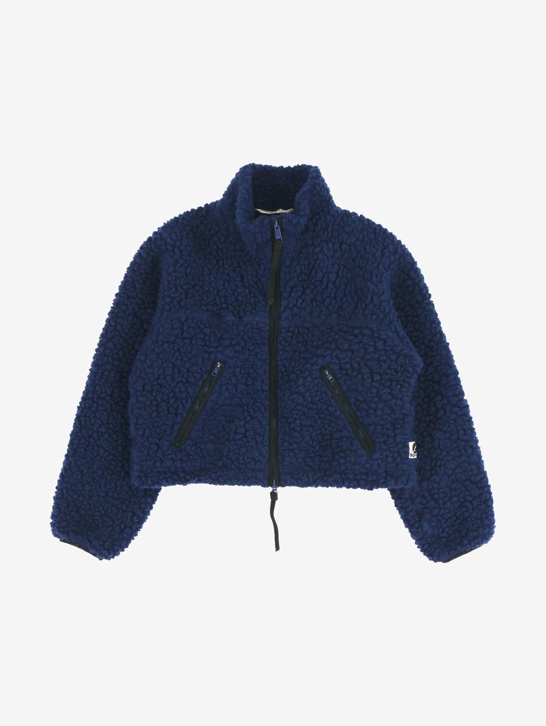 WOOL PILE FLEECE JACKET