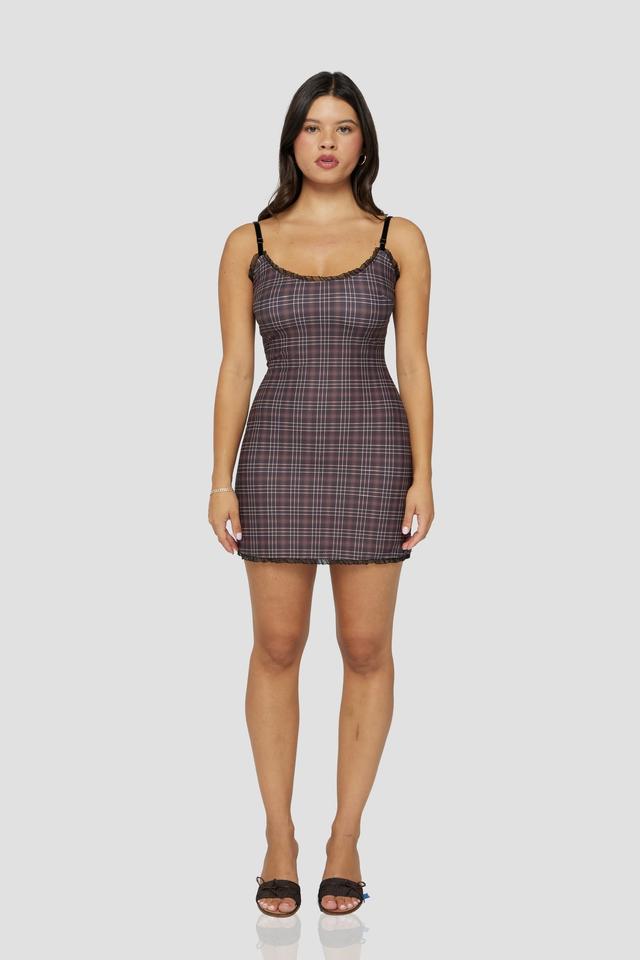 Bailey Mini Dress in Plaid
