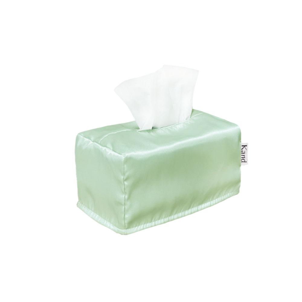 Emerald Green Satin 티슈케이스 2sizes