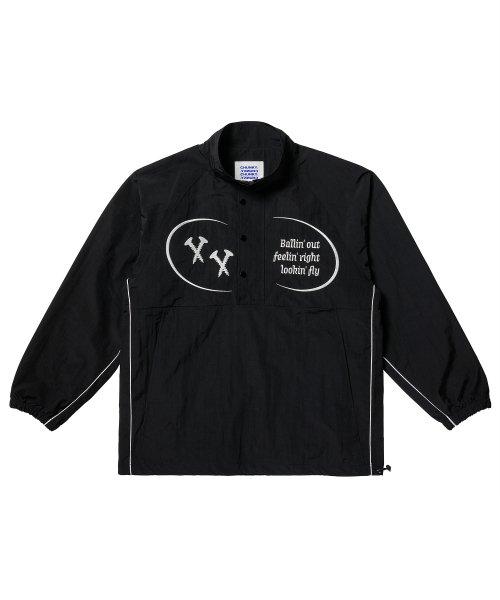 슈퍼비전 윈드브레이커 자켓 화이트/블랙