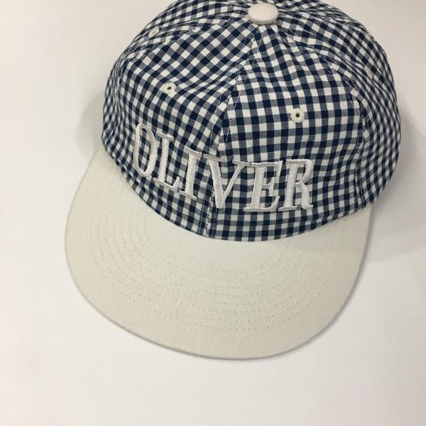 OLIVER gingham check cap