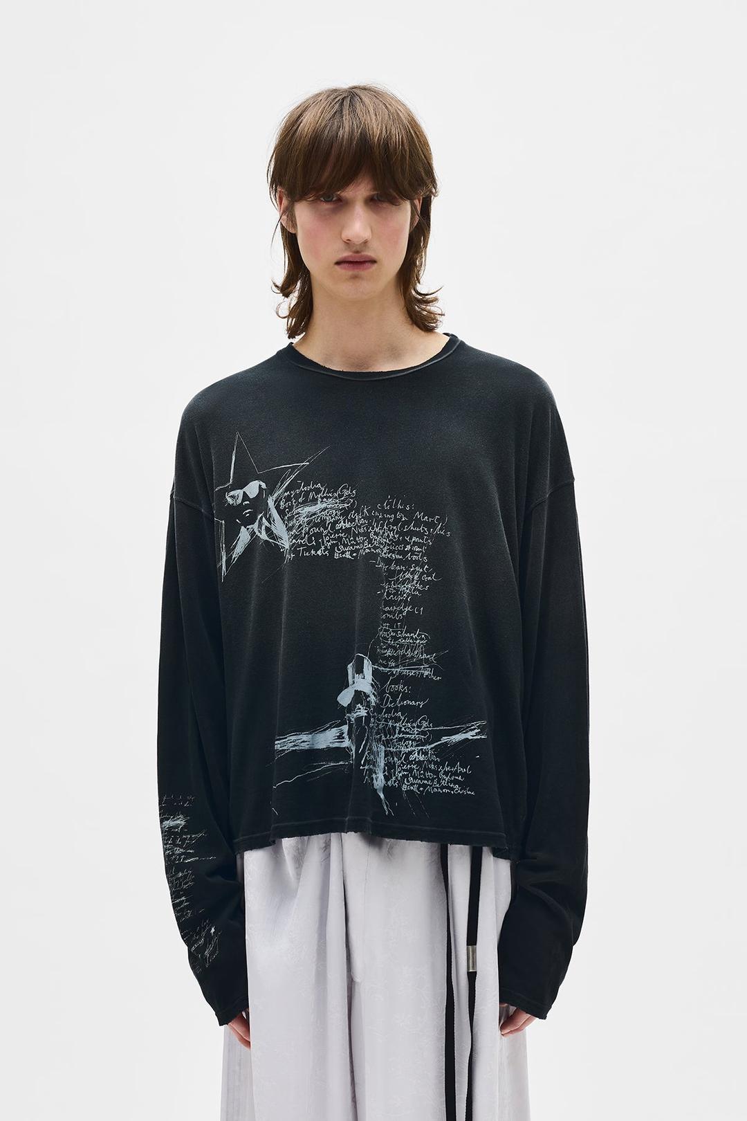 Emil ''Sketchbook'' Long Sleeve T-Shirt - S