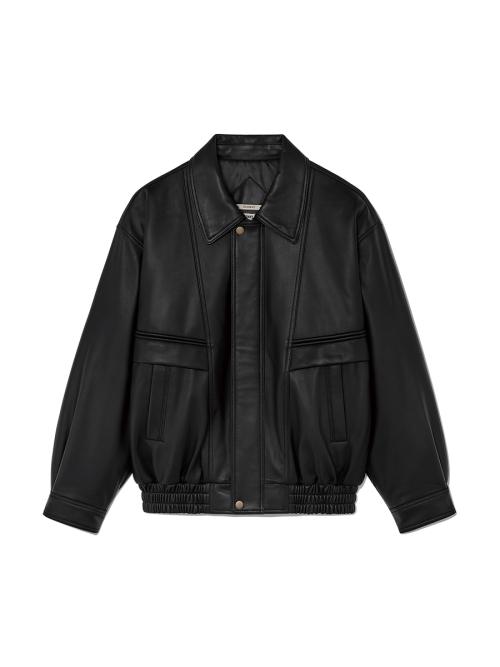 G LEATHER JACKET (BLACK)