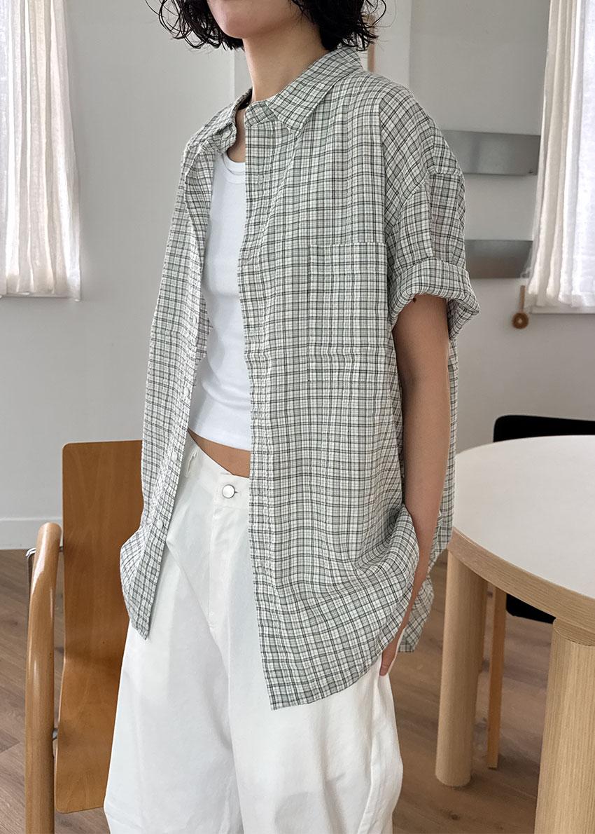 LIGHT CHECK SHIRT (3color)