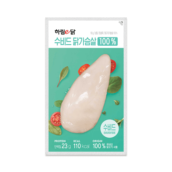 하림이닭 수비드 닭가슴살 100% 100g