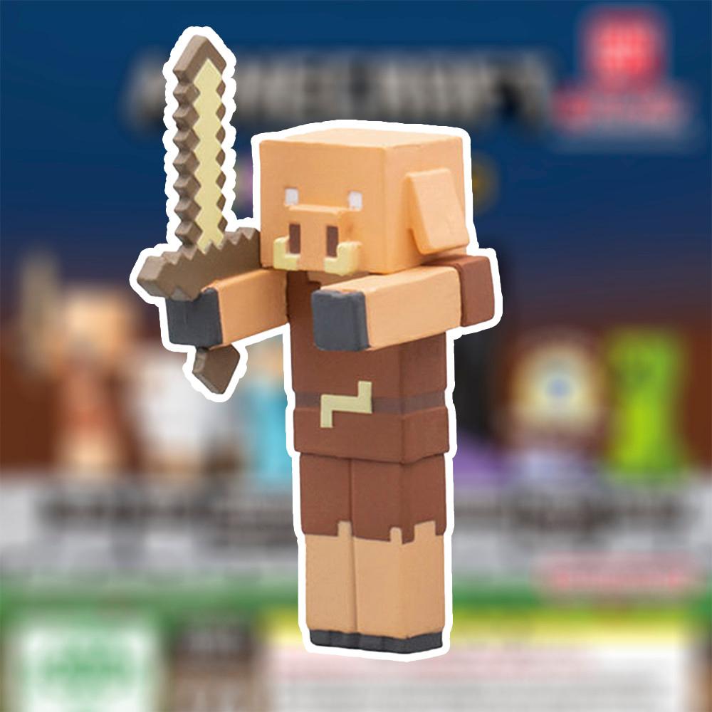 반다이 가챠 마인크래프트 나란히 줄서요 피규어3