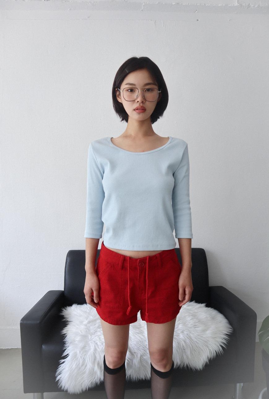 enten ribbed t-shirt (5color)