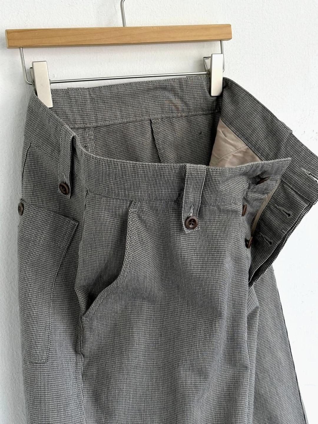 CHEF CHECK COTTON WOOL WIDE | 후루츠패밀리