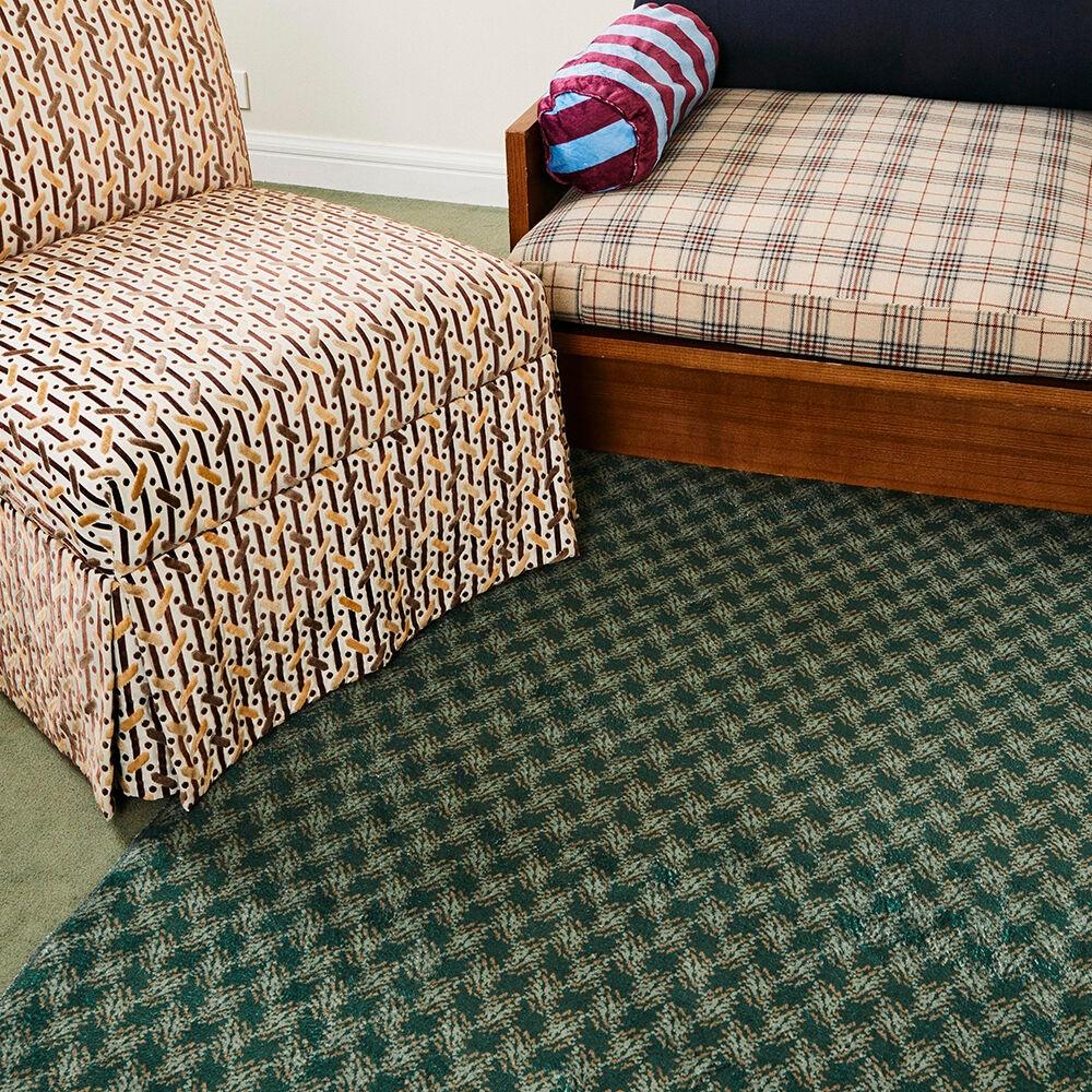 [29CM 단독] 60s 빈티지 그린 러그 4sizes