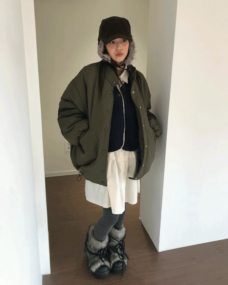 [MD추천]에디 매트 패딩 야상 (2color) *12월 19일 순차 발송 가능!