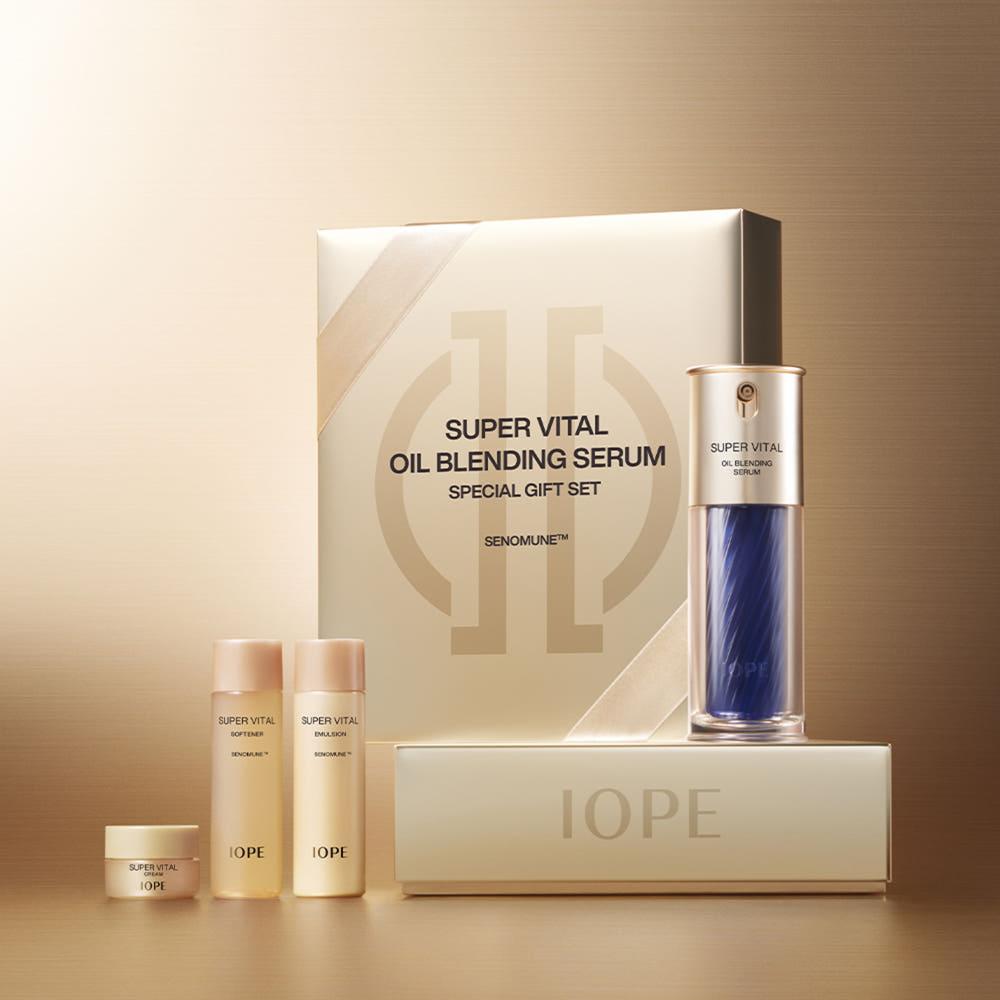 아이오페 NEW 6세대 슈퍼바이탈 오일 블렌딩 세럼 40ml 설날 선물세트 + 선물용 쇼핑백