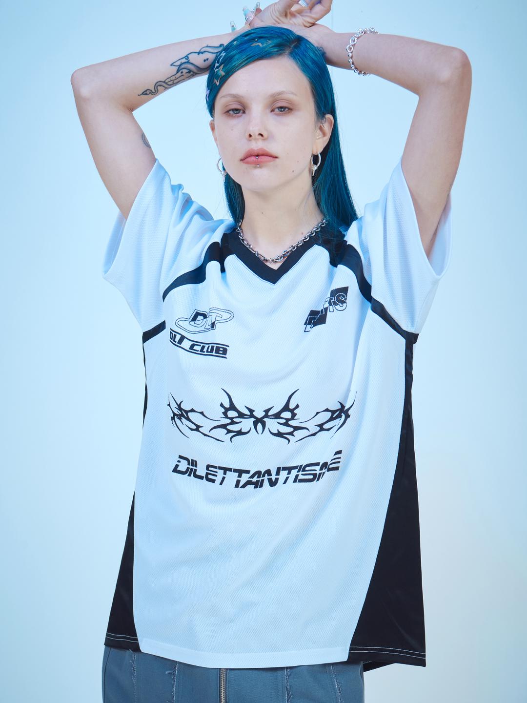 반팔 스포츠 풋볼 져지 티셔츠 (WH)