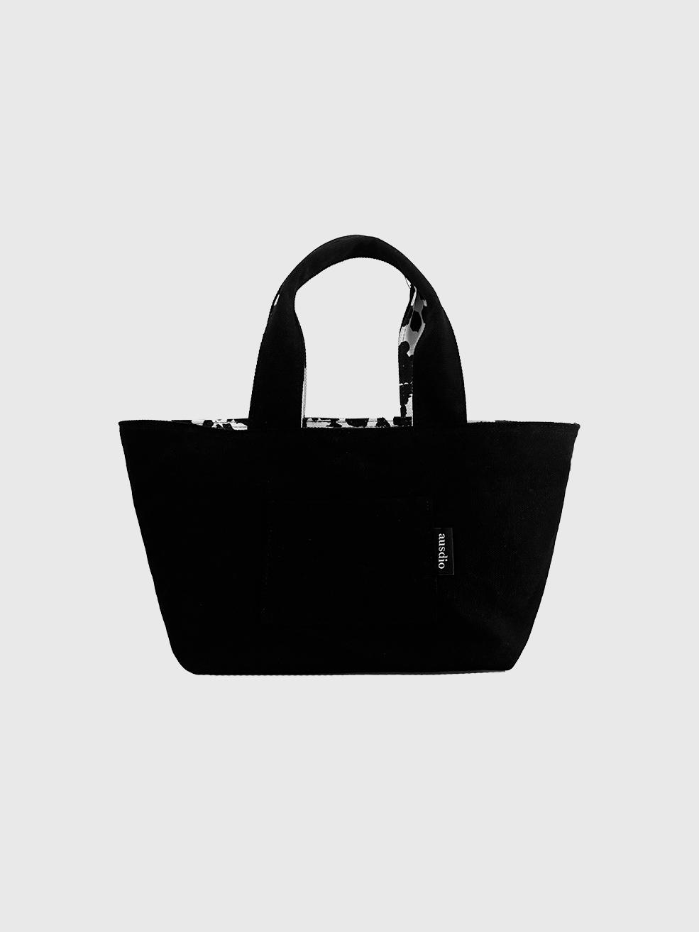 [리버시블/ 미니] 호피 캔버스 토트백