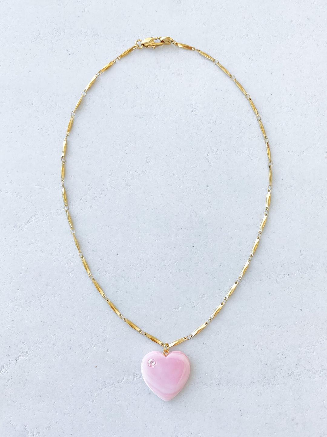 SWEET NOTHING HEART NECKLACE — N O T T E