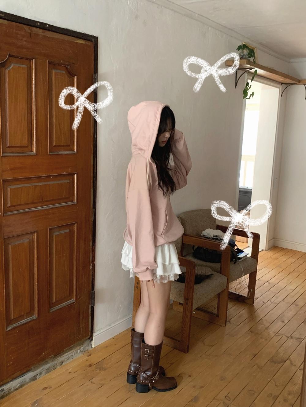 뮤트크레메 바로배송💭 [✷MADE] Gambit loose hood jumper