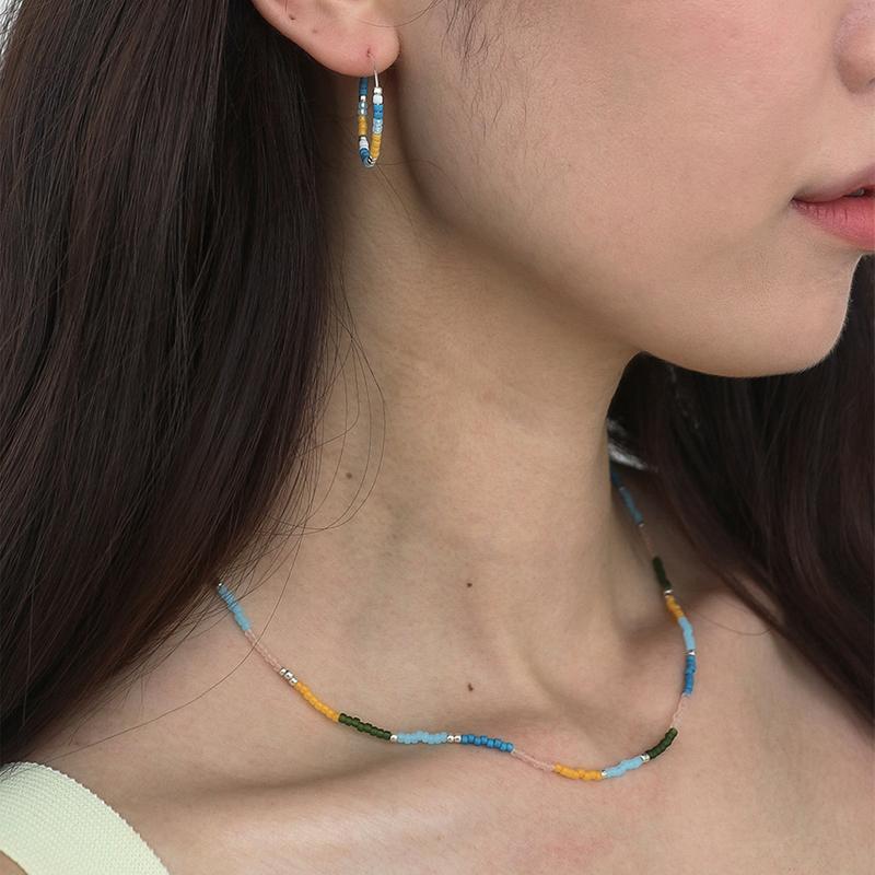 Coconut 비즈 목걸이