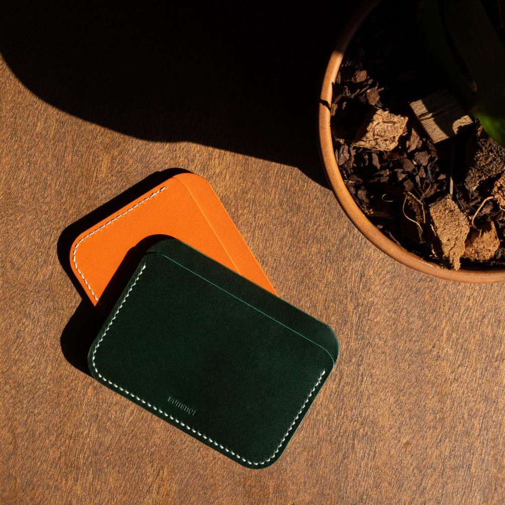 수제 카드 지갑 3pocket  carrot series 2color