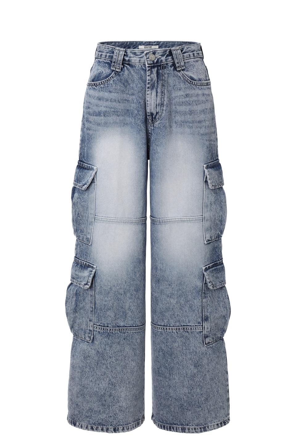 (2nd re-order) Cargo Denim Pants