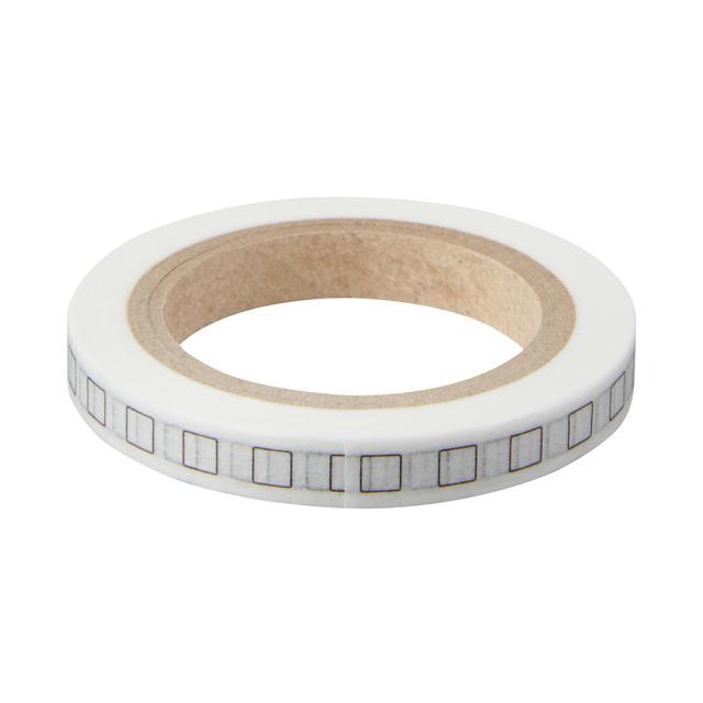 MUJI 무인양품 절취선이 있는 마스킹 테이프 체크/31일/요일