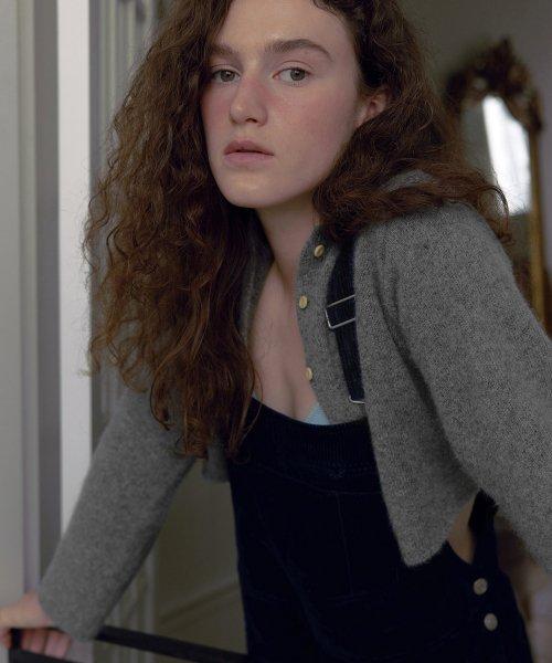 RACCOON MINI CARDIGAN_GRAY