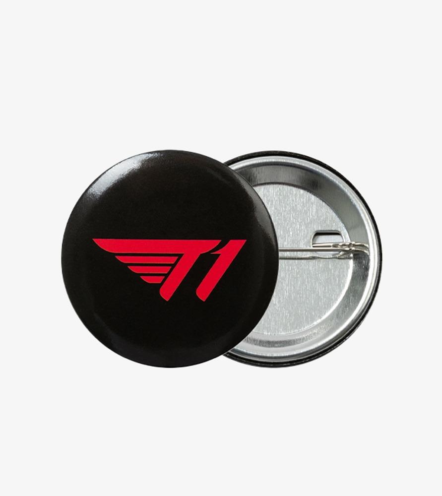 T1 Logo Pin Button