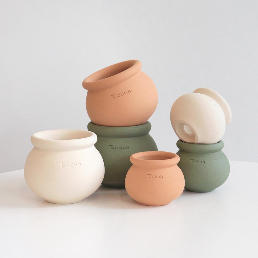 토분 복주머니팟 이태리토분 수제토분 인테리어 다육이 화분 마이플랜트