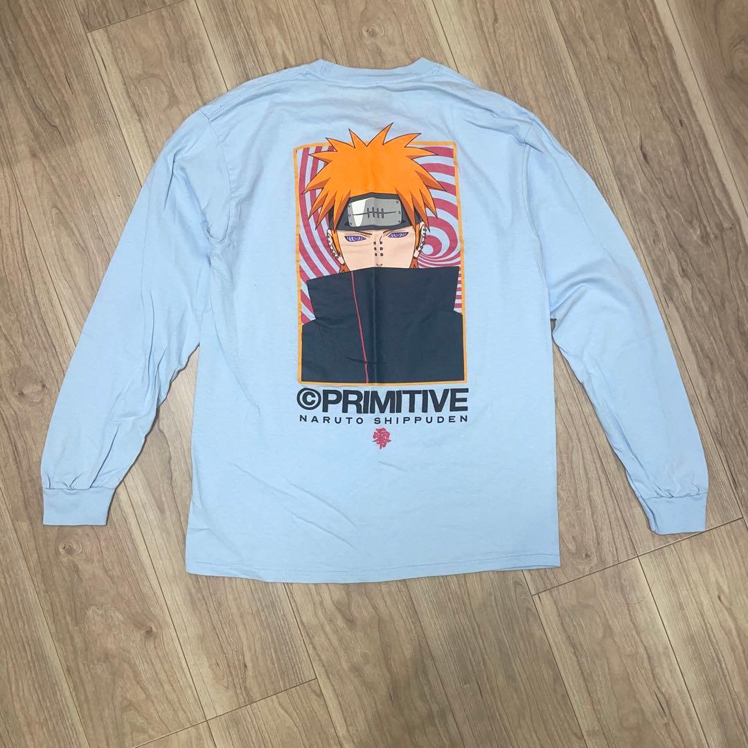 アニメTシャツ　NARUTO ナルト疾風伝　暁 ペイン　長袖Tシャツ　Mサイズ