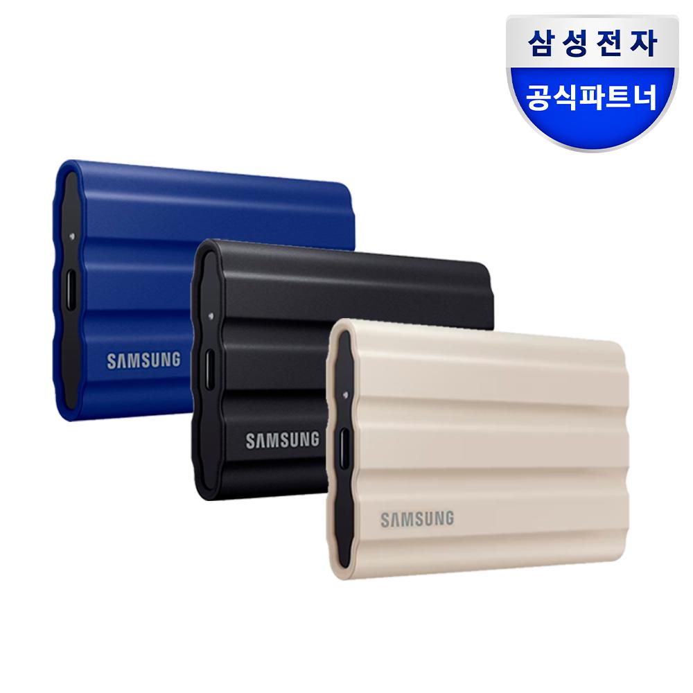 삼성 공식인증 포터블 외장 SSD T7 Shield 실드 1TB MU-PE1T0 (정품)+파우치