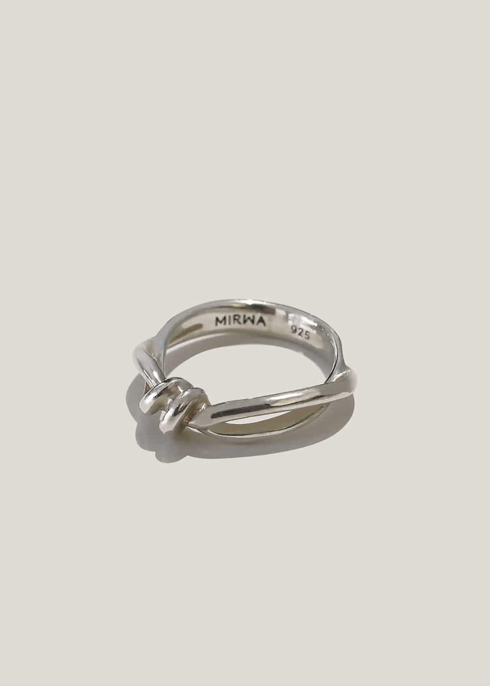 Stem knot ring _ Silver