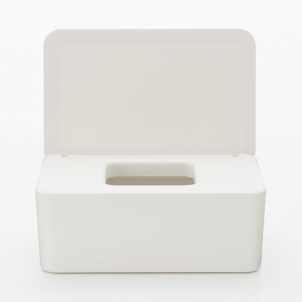 MUJI 무인양품 폴리프로필렌 웨트 시트 물티슈 케이스 마스크 박스 디스펜서 다용도 수납함