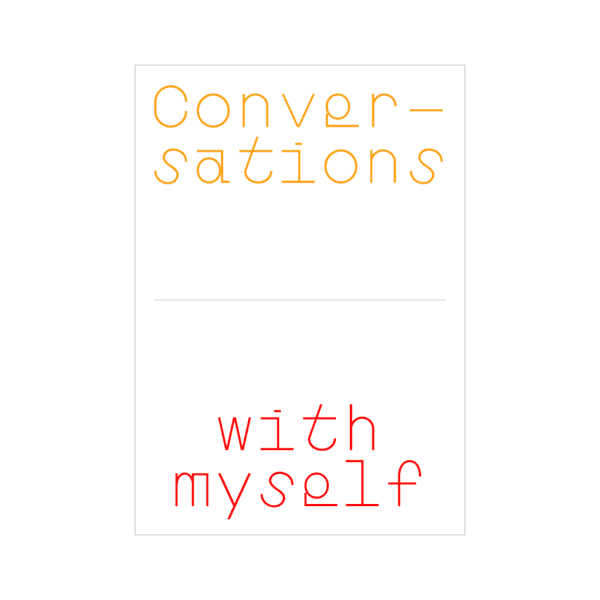 Conversations with myself - Y/R 만년형 다이어리