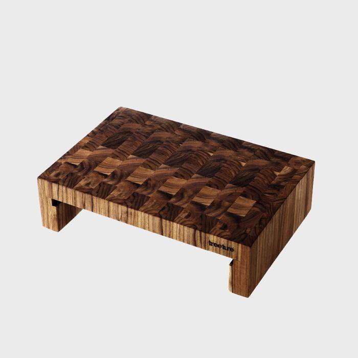 [트리쳐] 엔드그레인 도마 티크 컷팅 보드 슬롯 박스 단품