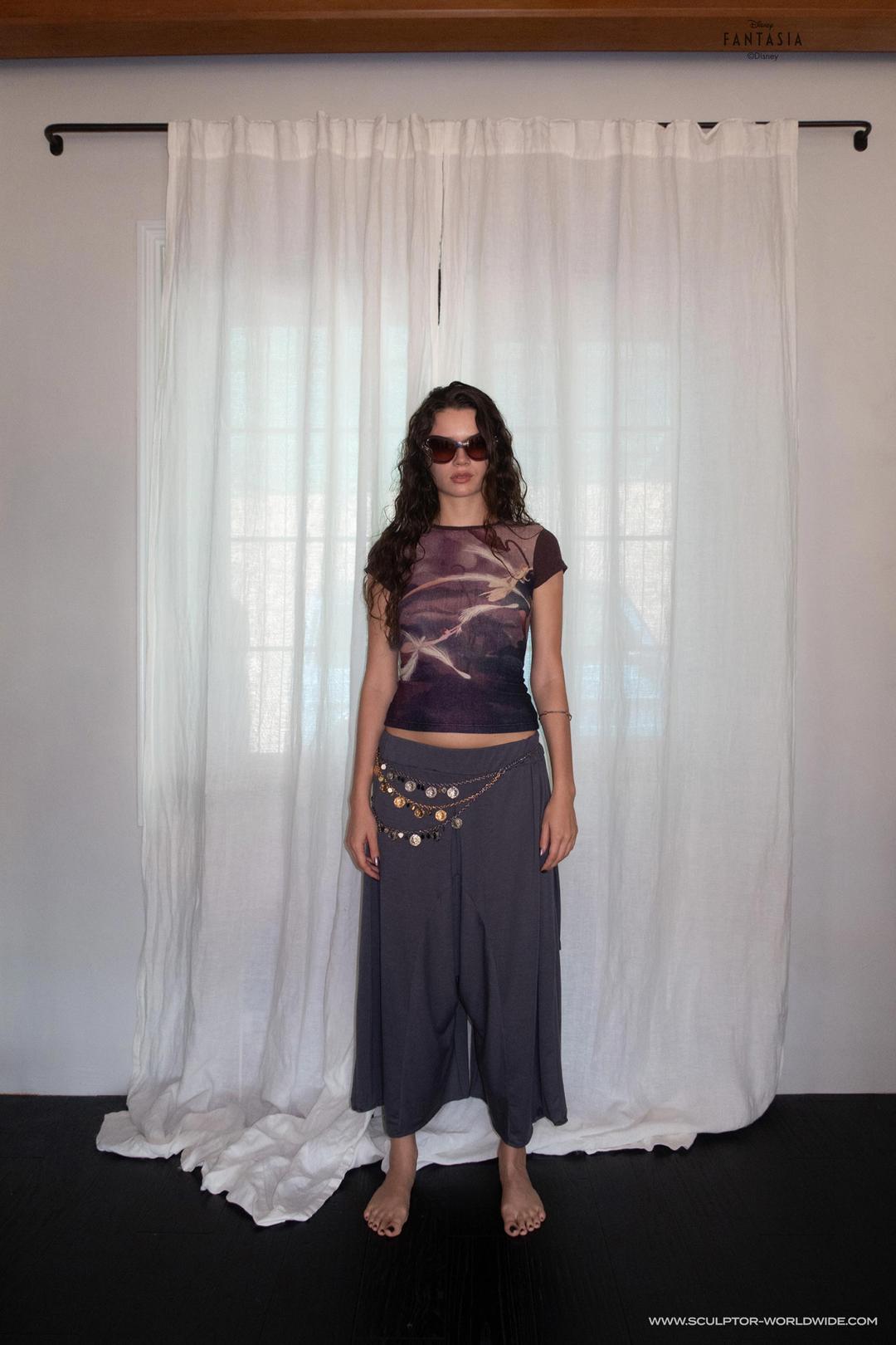 [Sculptor X Fantasia] Three Chapter Tee Brown