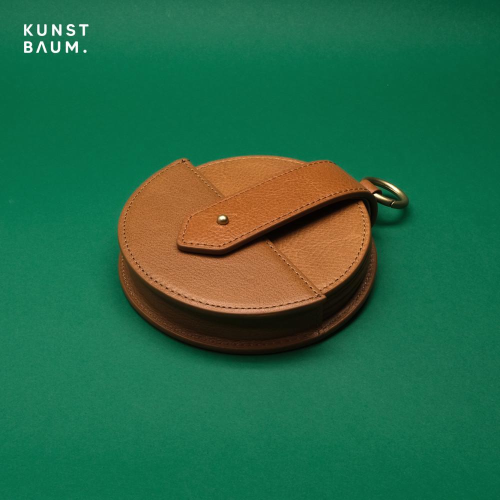 쿤스트바움 드링크 코스터 베지터블 천연가죽 캠핑 컵받침 코스터