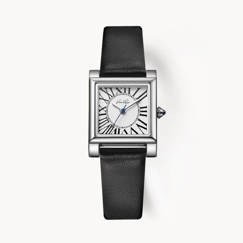 벤앤쿠 Kalm Classic-Silver (Black leather)