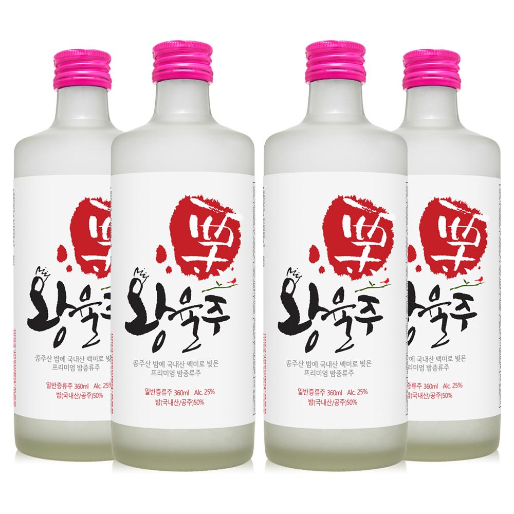 왕율주 25도 360mlx4병