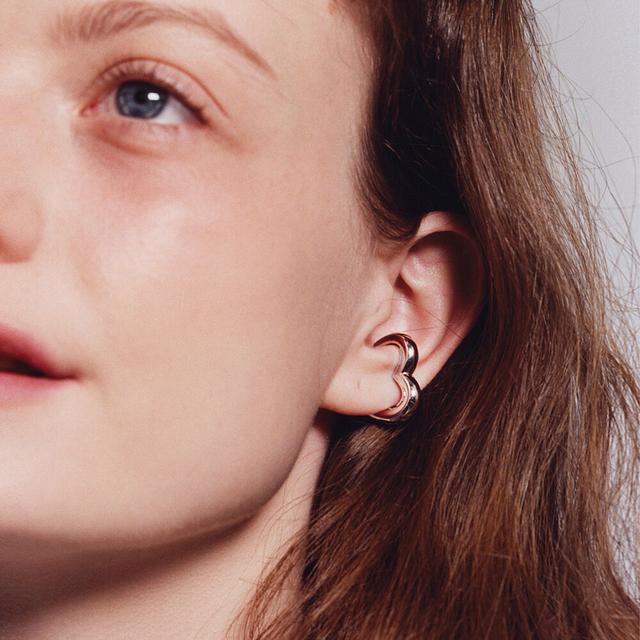 [재입고] Heart Ear Cuff (white)