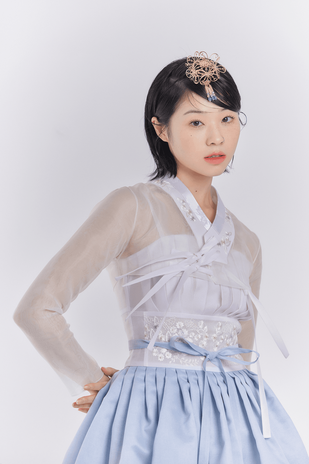 영채 클리어 저고리