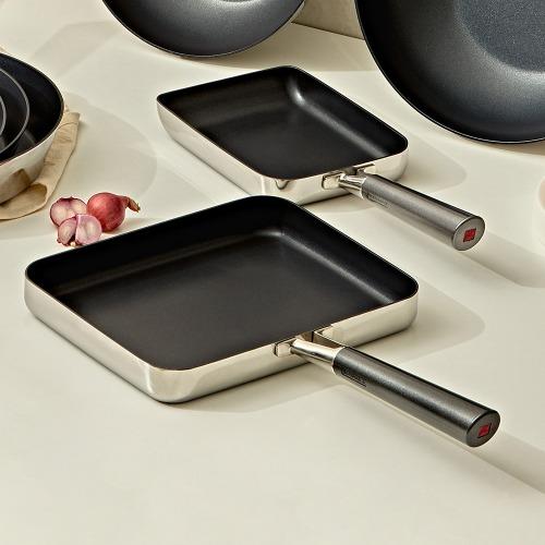 316Ti 티타늄 마스터 브런치 세트 (미니 에그팬+브런치팬)